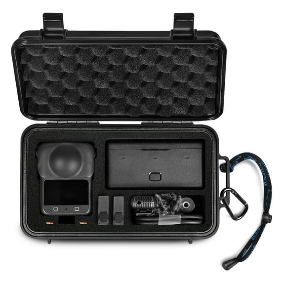 Lekufee Travel Waterproof Hard Case Compatible with DJI Osmo 360, Battery Case, and other Accessories(Case & Bag Only)