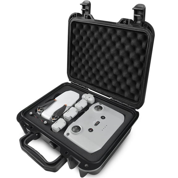 Lekufee Travel Waterproof Hard Case for DJI Mini 4K/Mini 2 SE/Mini 2 Drone and Accessories(Case Only)
