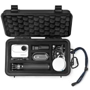 Lekufee Travel Waterproof Hard Case for Insta360 GO 3S/Insta360 GO 3 Action Camera/Vlogging Camera and AccessoriesCase Only