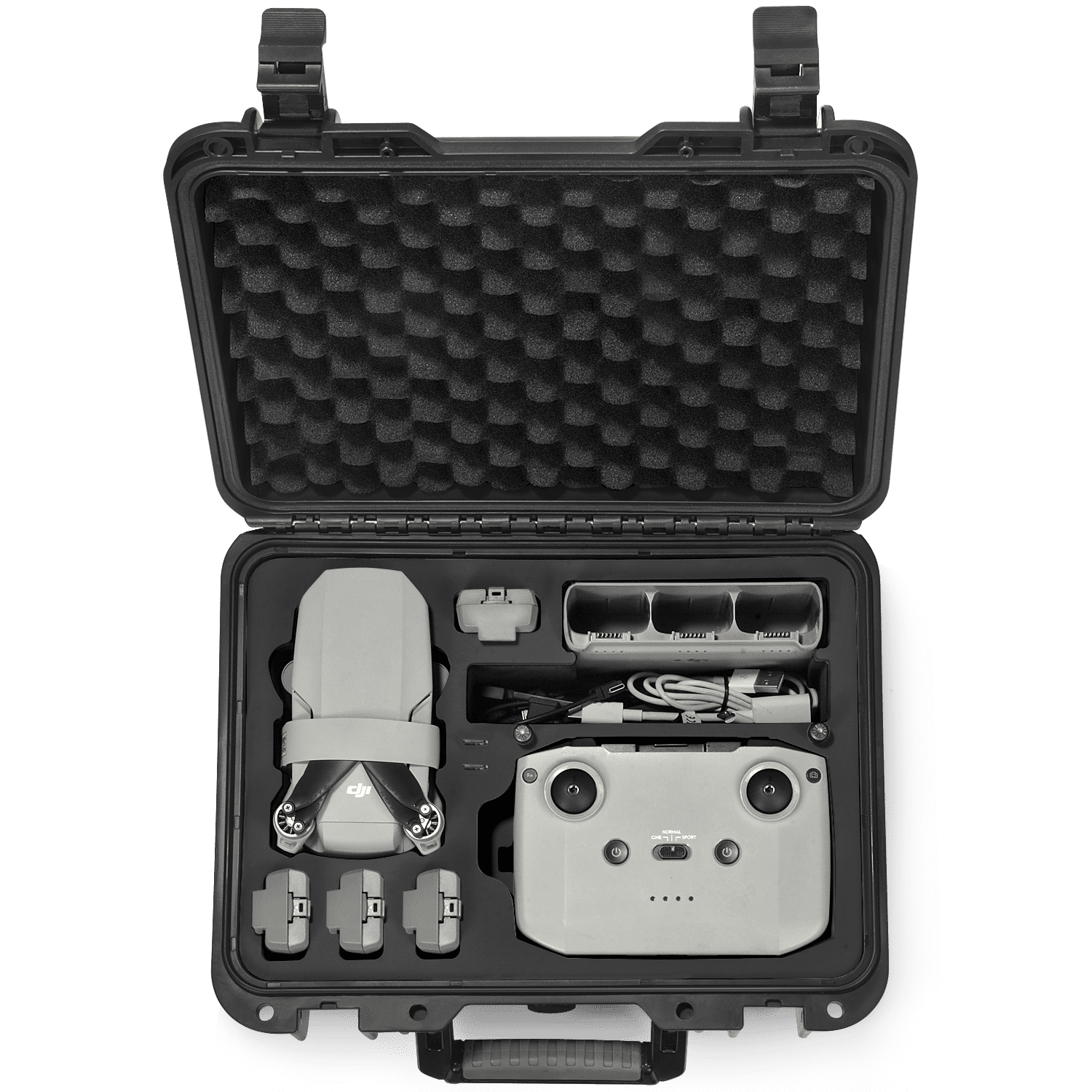 Lekufee Waterproof Carrying Case for DJI Mini 2 SE Drone/DJI Mini 2  Combo/DJI Mavic Mini SE/DJI Mavic Mini Combo and DJI Mini 2 Drone  Accessories(Case Only) 