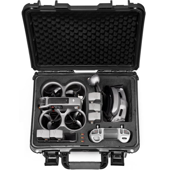 Lekufee Waterproof Hard Case for DJI Avata 2 Drone,Fly More Combo,Goggles 3(Not for Goggles N3),DJI RC Motion 3,FVP Remote Controller 3 and Accessories(Case Only)
