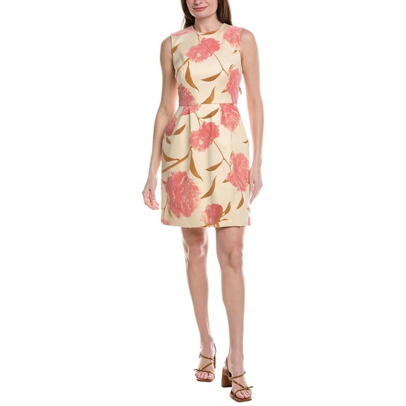 Lela Rose womens Floral Mini Dress, 2, Pink