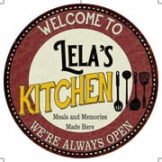 Lelas Kitchen 14 Round Metal Sign Bar Game Room Wall Decor 100140040487