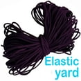 thumbnail image 1 of Lelaffet 200 Yards Soft Round Elastic Cord Band for Face Mask Sewing 1/8 inch 3 mm, 1 of 2