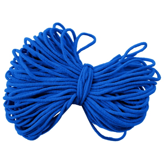 Lelaffet Elastic Cord Earloop for Face Mask Elastic Loop Ear Rope Stretch Flat String 20 Yard 3 mm