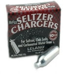 50 Leland (LE10 CO2) CO2 soda chargers - 8g C02 seltzer water cartridges - 5 boxes of 10