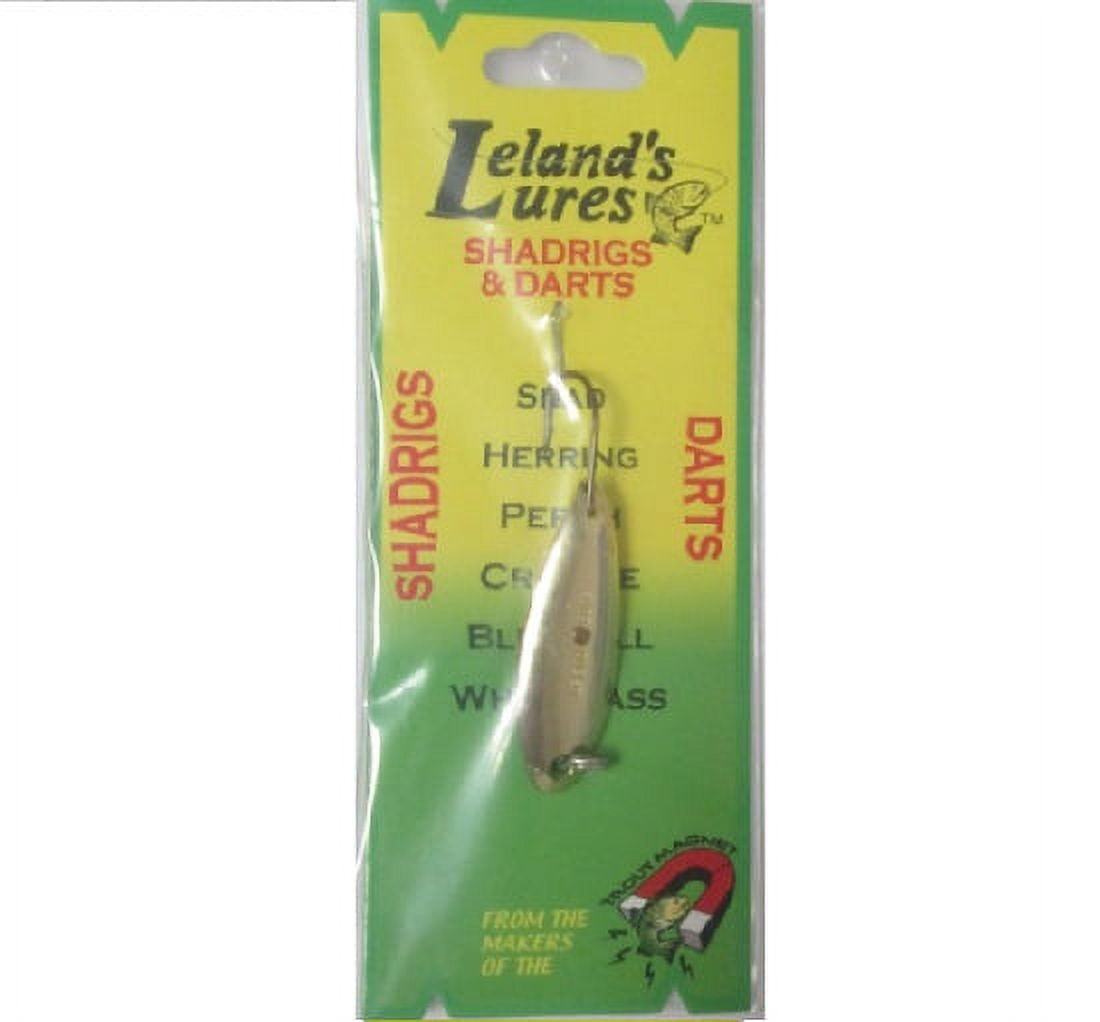 Leland Lures 87098 Gold Shad Fishing Spoon - Large 