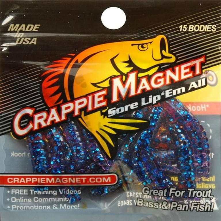 Leland Lures 87231 Crappie Magnet Hard Bait, Blue Finish 