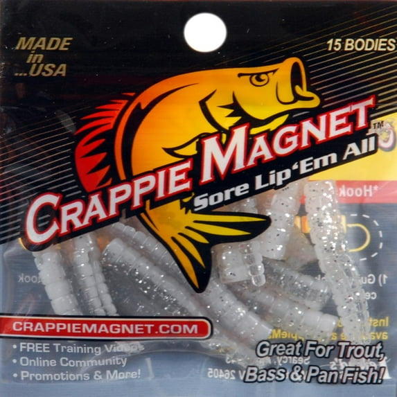 Leland Lures Crappie Magnet Fishing Lures, 15 Count