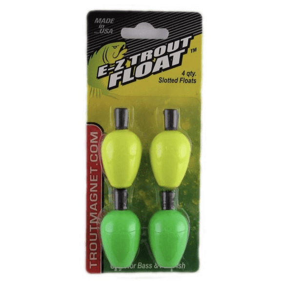Leland Lures Trout Magnet 1.5" Trout Float 4 Slotted Floats Multi Color