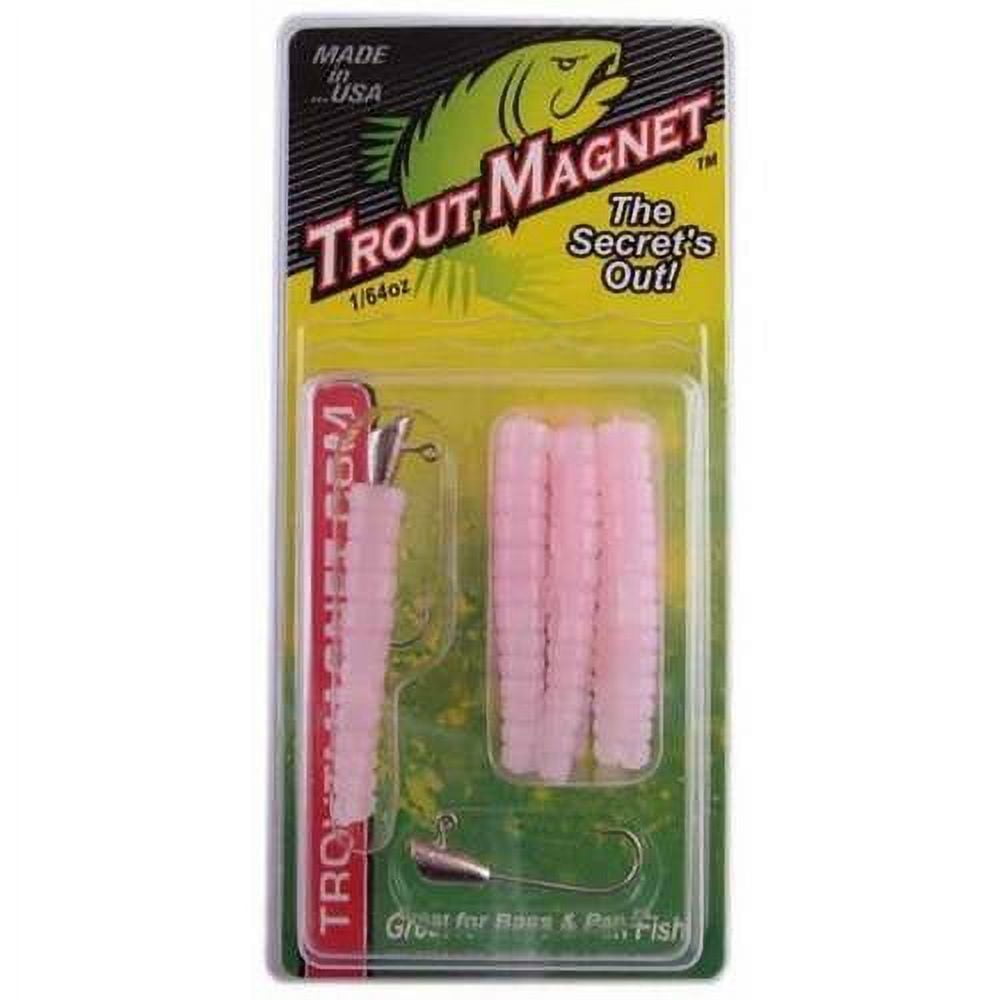 Leland Lures Trout Magnet Pack 1/64 Ounce White 9/piece