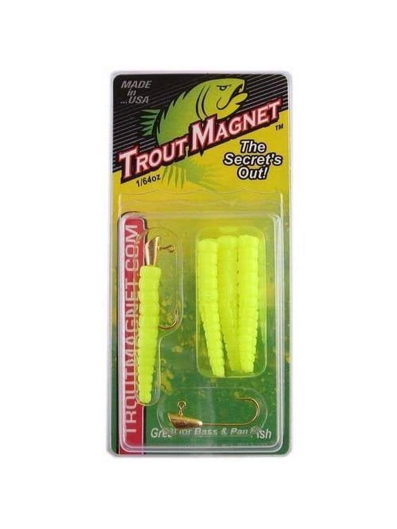 Trout Magnet 1/64 oz Softbait 9 Count Chartreuse