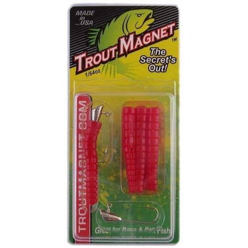 Leland Lures Trout Magnet 1/64 oz Softbait 9 Count Red - Walmart