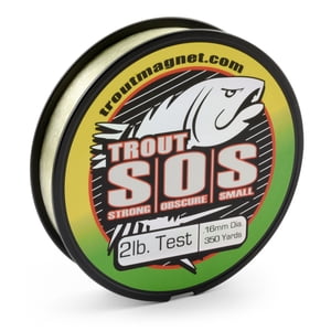 Leland Lures Trout S.O.S. Monofilament Line 2lb Test