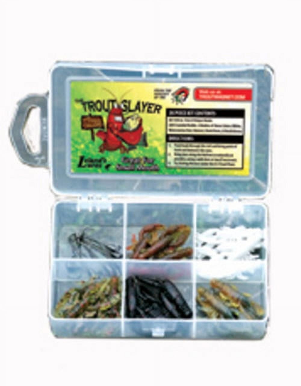 Leland Trout Kit & Grubs Shad Darts Slayer KIT 28 Piece A