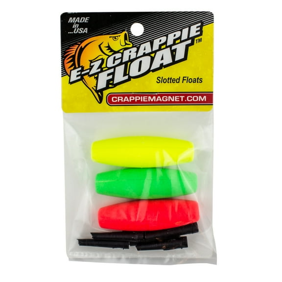 Leland's Lures EZ Crappie Float Green/Red/Yellow