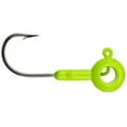 thumbnail image 1 of Leland's Lures Eyehole Round Jighead 1/16oz Chartreuse, 1 of 3