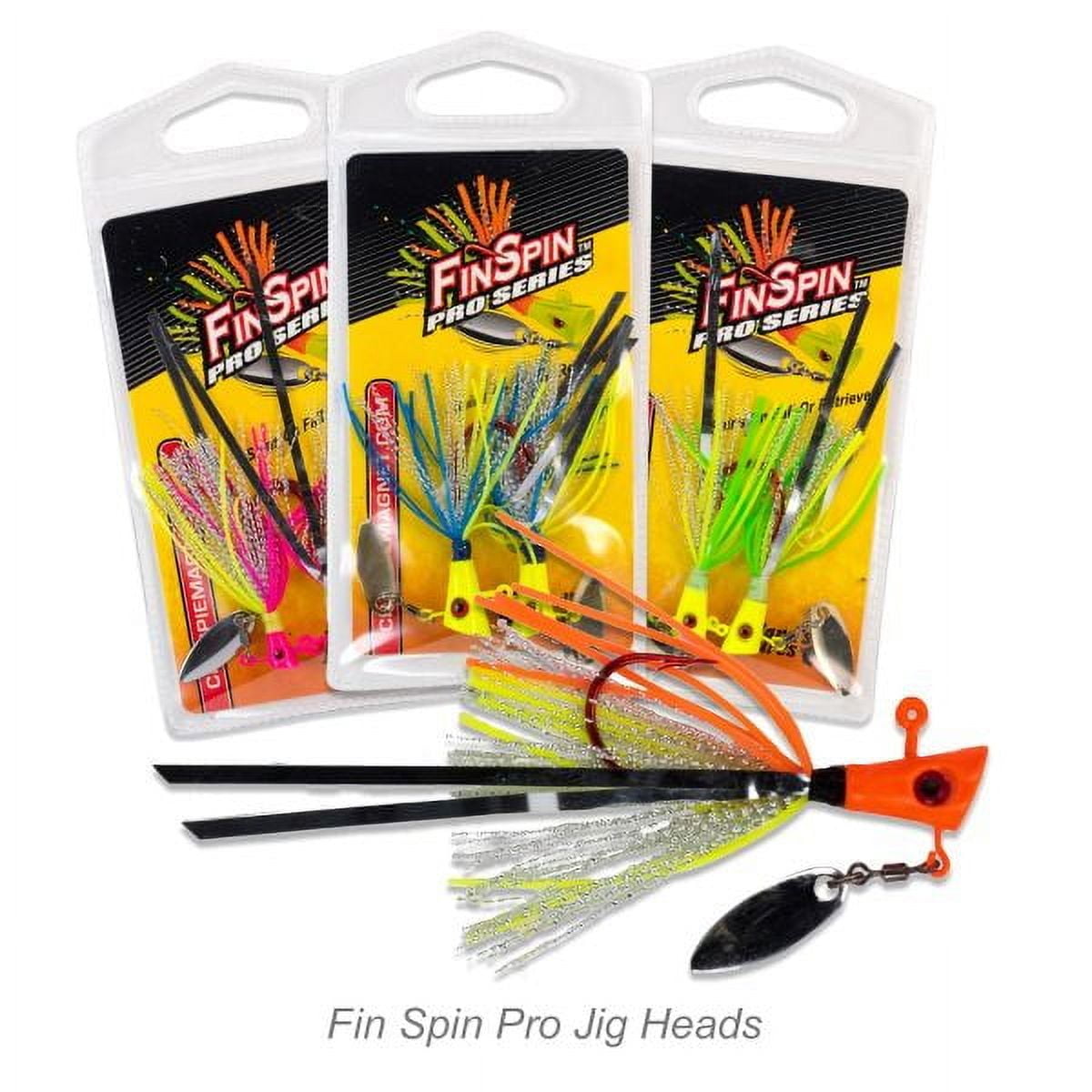 Leland's Lures Fin Spin Pro Series 2pc Pack 1/8oz Les Pink