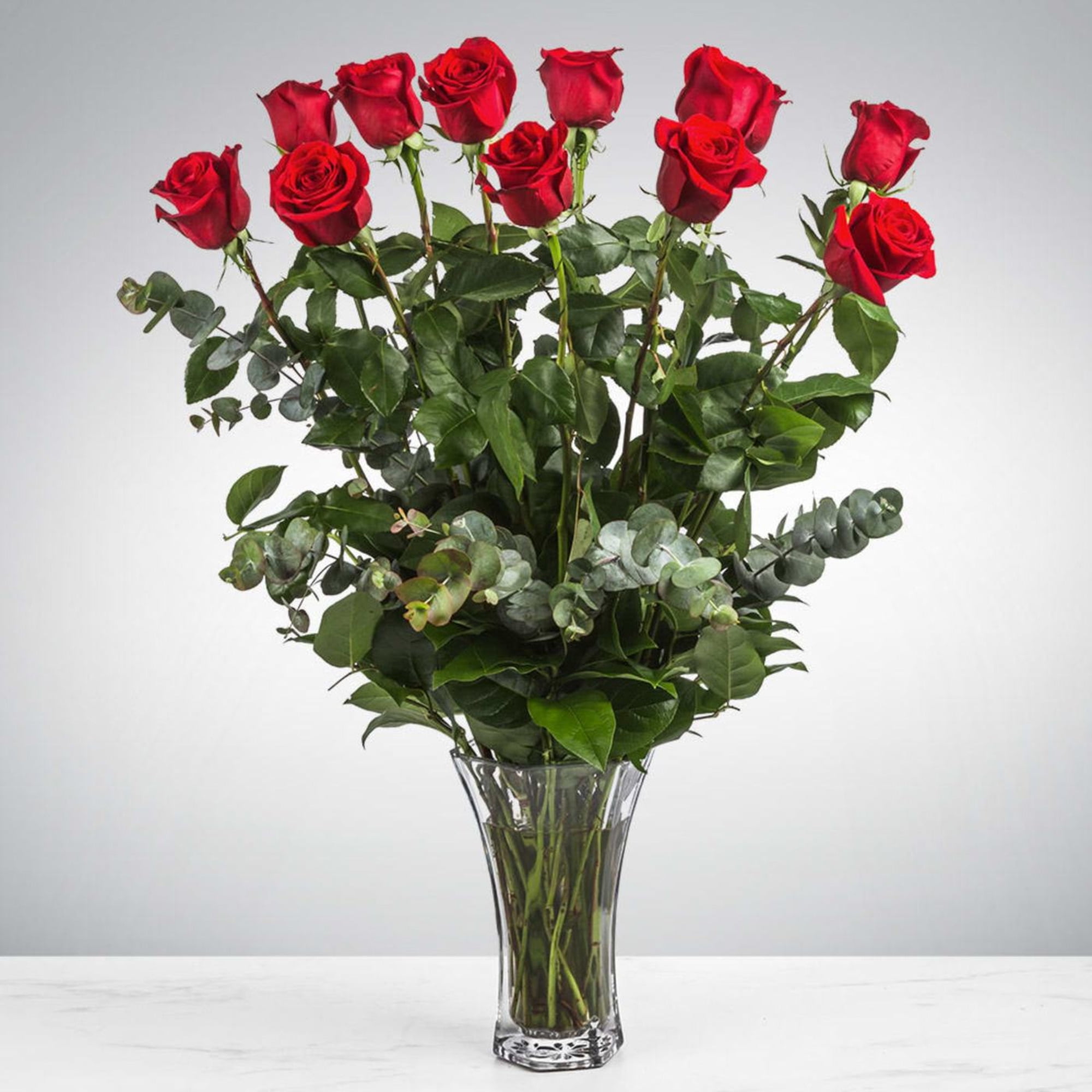 Lele's Flowers Dozen Long Stemmed Red Roses