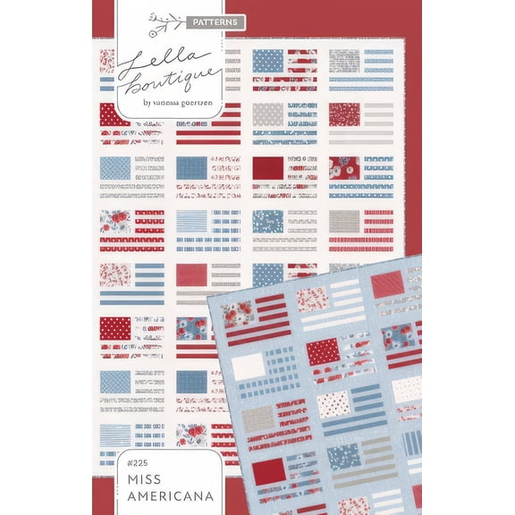 Lella Boutique Miss Americana Quilt Pattern