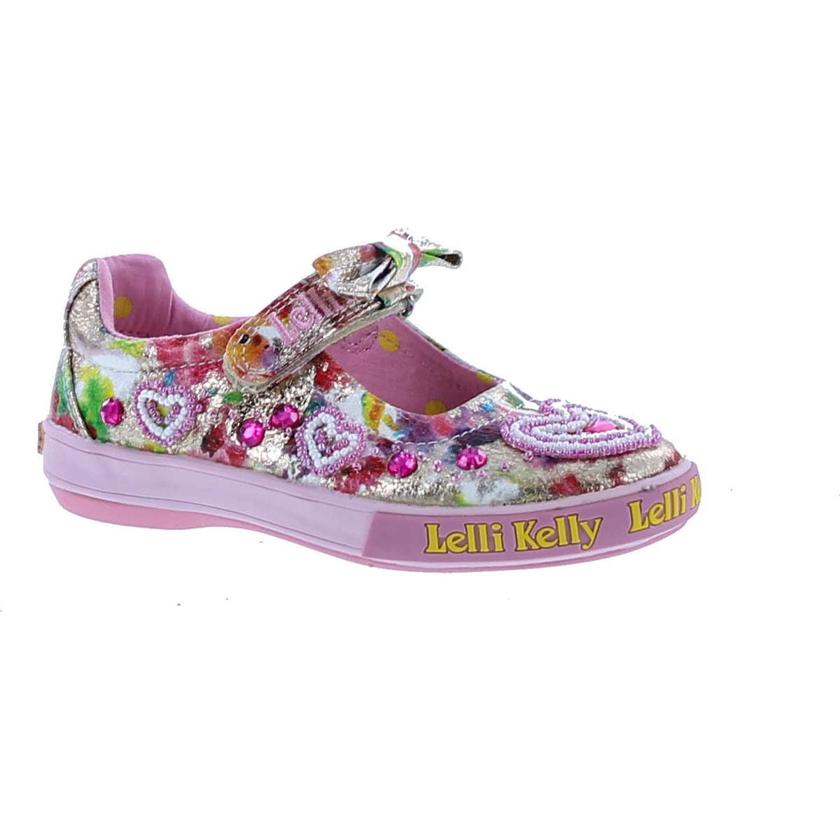 Lelli Kelly Kids Girls LK9198 Fashion Mary Jane Flats Shoes Multi