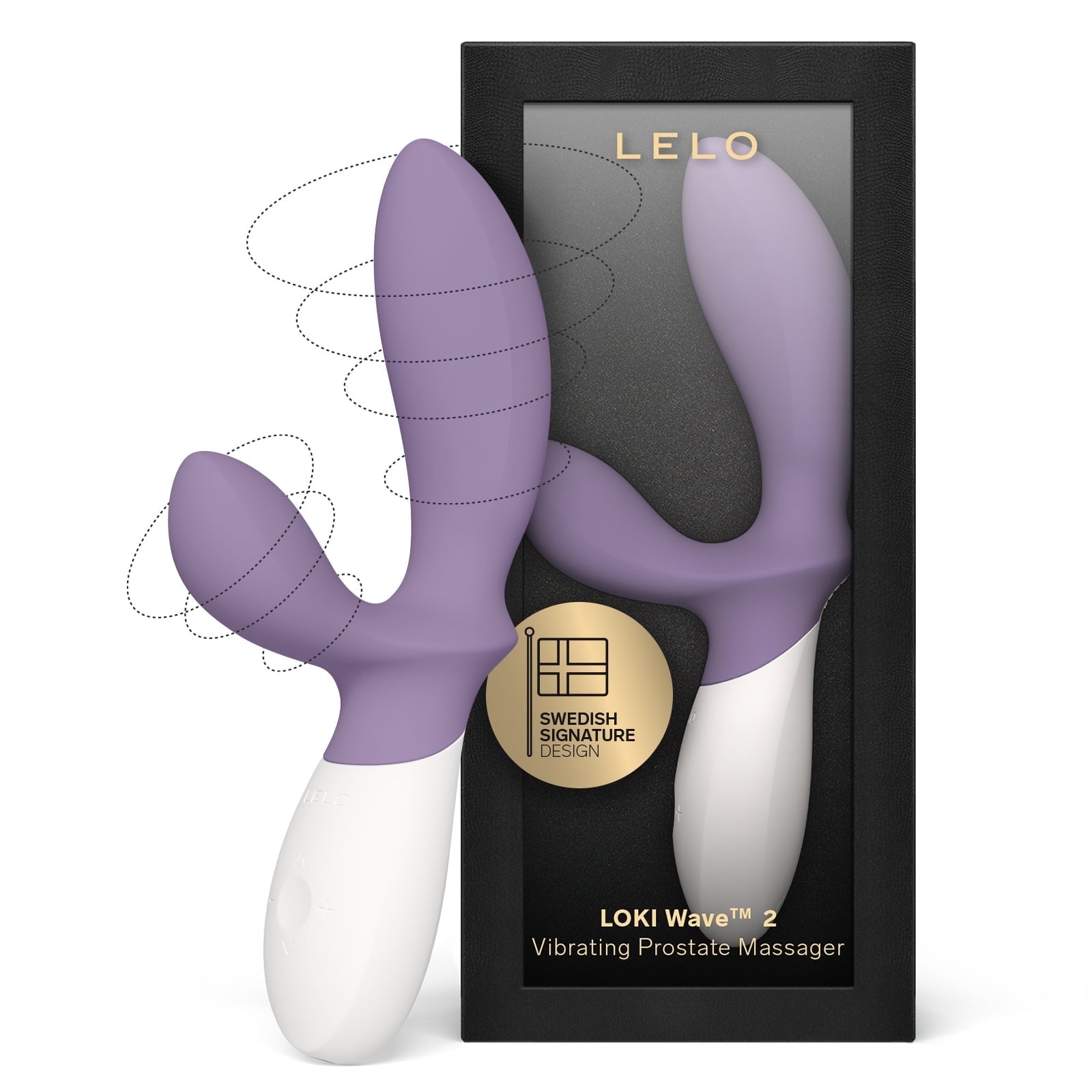 LELO LOKI Wave 2 Vibrating Prostate Massager for Men Waterproof 12  Settings, Violet Dusk - Walmart.com