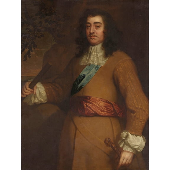 Lely Portrait Admiral George Monk Painting Extra Large XL Wall Art Poster Print