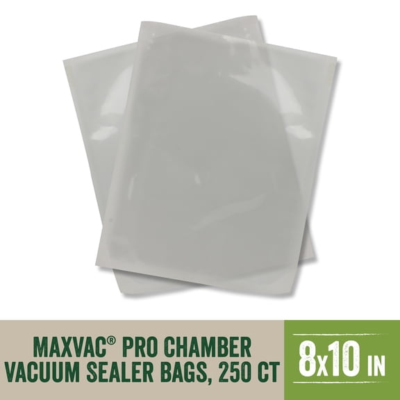LEM Products MaxVac Pro Chamber Vacuum Sealer Bags, 8 x 10 Inch, 250 Count