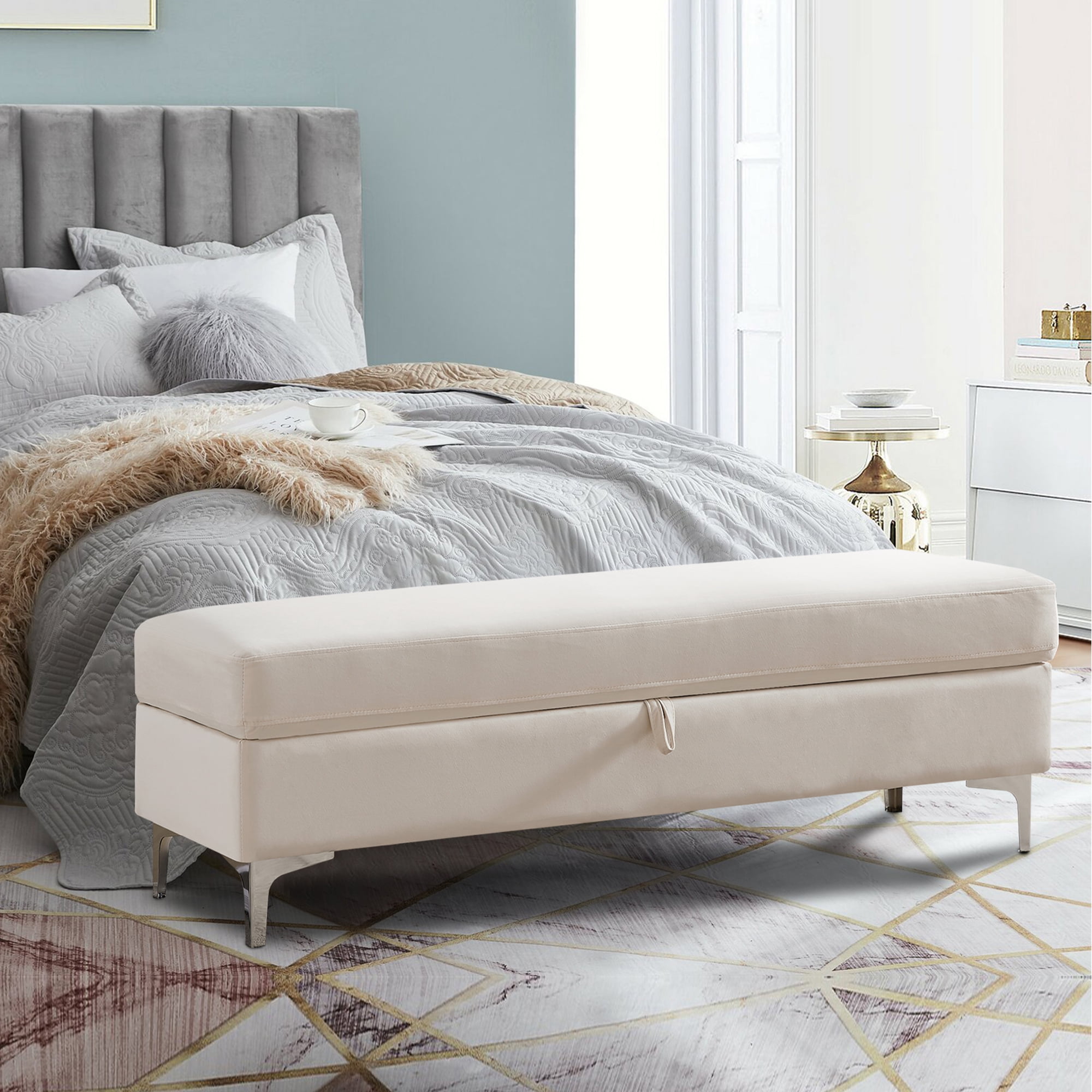 Bedside on sale storage ottoman