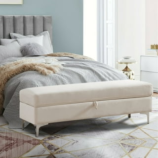 Ivory sale bedroom bench