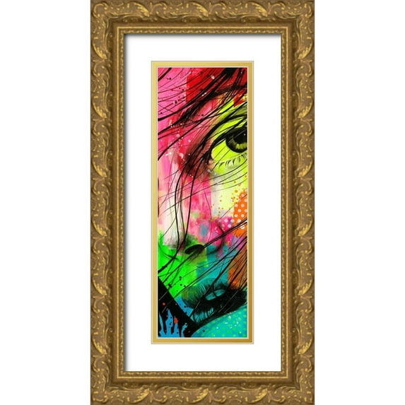Lemahieu, Lise 9x18 Gold Ornate Wood Framed with Double Matting Museum Art Print Titled - Tina II