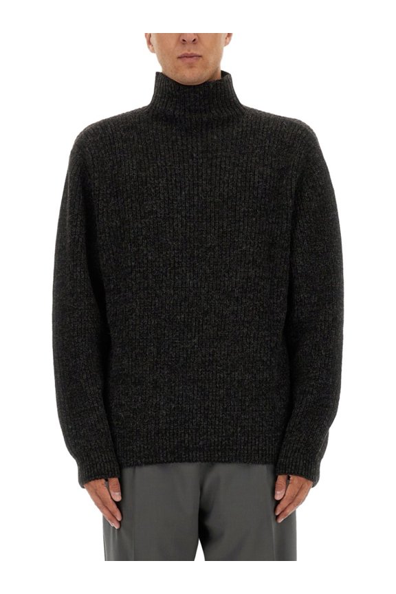 Ribbed Turtleneck Sweater In Alpaca (Men's)