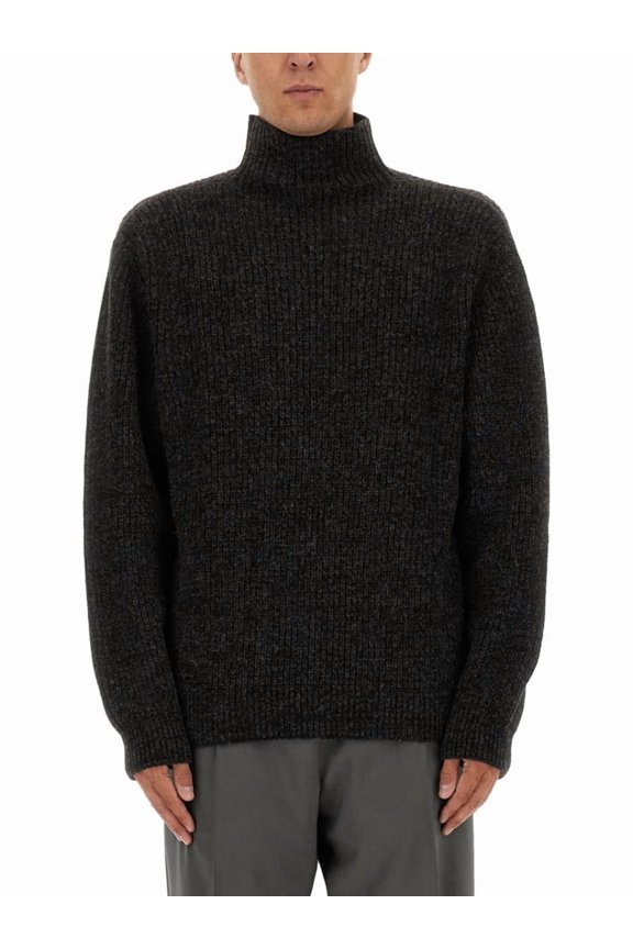 Ribbed Turtleneck Sweater In Alpaca (Men's)