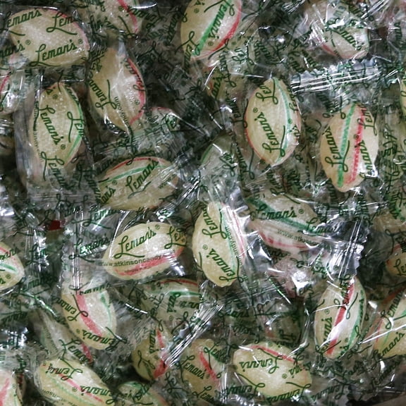 Leman's Mint Football Shaped Hard Candy - Bulk Bags