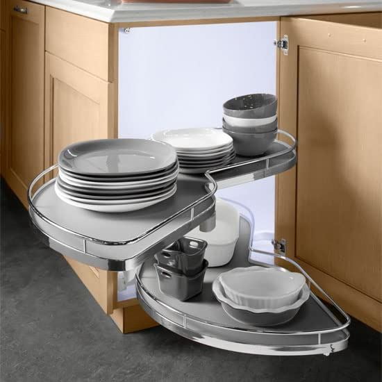 Lemans II Set 2Shelf Lazy Susan with SoftClose for Blind Base Corner