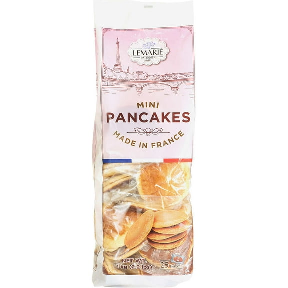 Lemarie Patissier Mini Pancakes 2.2 Pounds (25 Count)