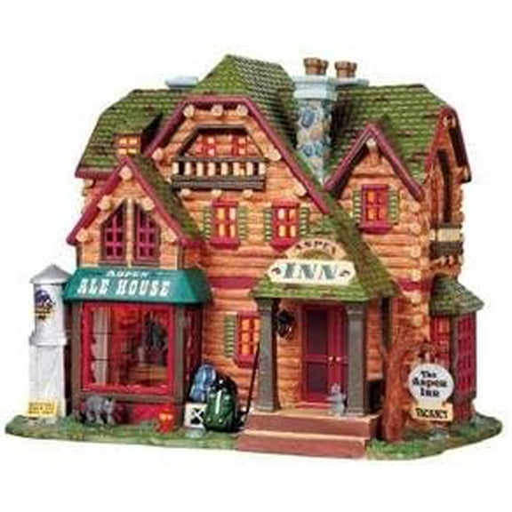 Lemax Aspen Inn & Ale House- Illuminated Christmas Village Town Collection