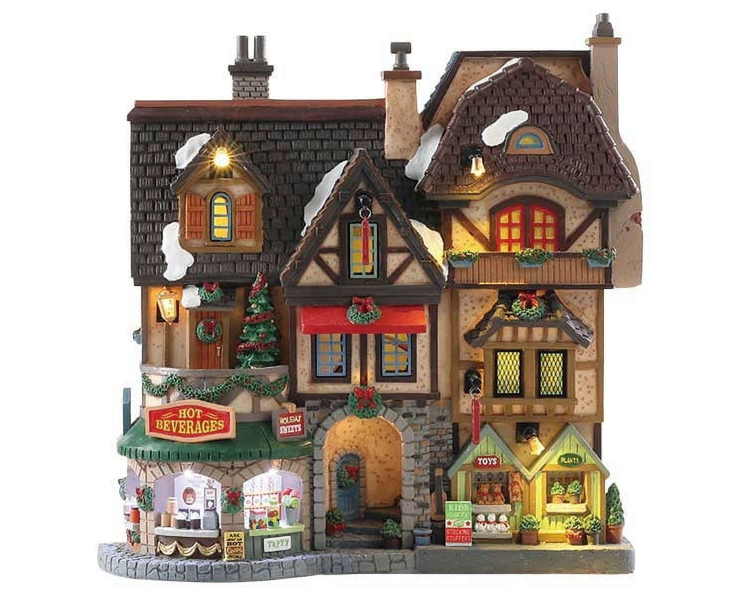 River Moor's Christmas Street Festival Lighted Holiday Village Facade