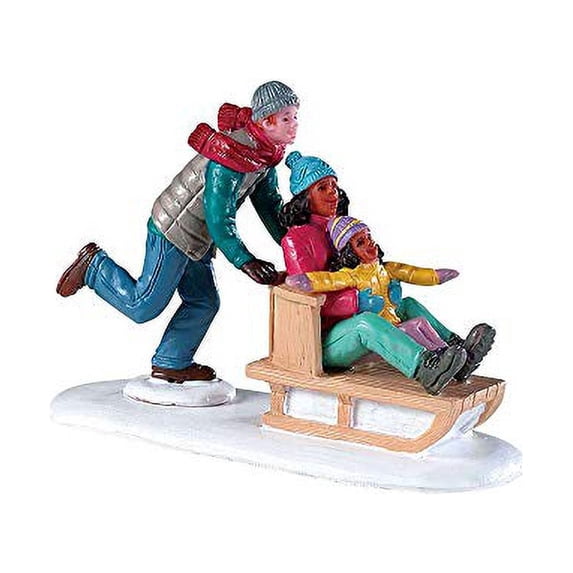 Lemax Family Snow Day