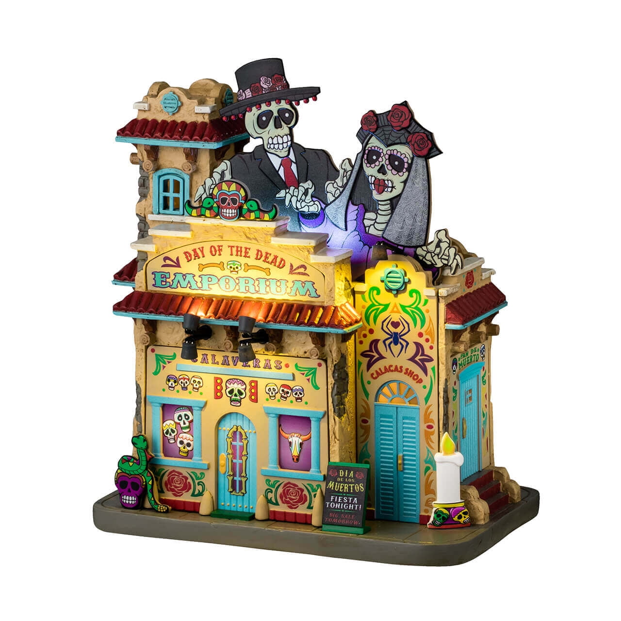Lemax Spooky Town Mortuary Makeovers Lighted Building - 2024 Halloween Display