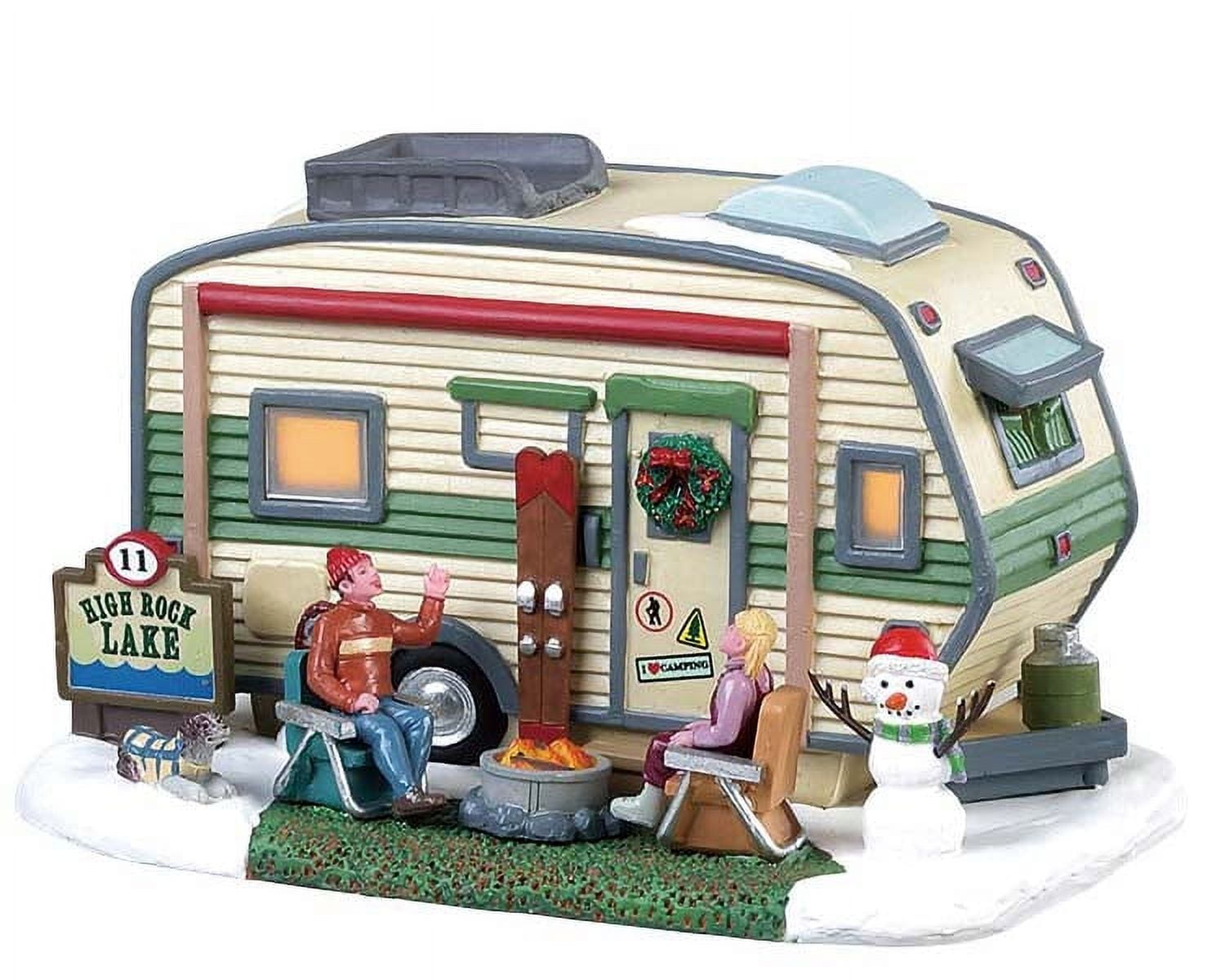 Lemax Village Collection High Rock Lake Lighted Building, Porcelain, 4.02 x 6.97 x 4.96 inches