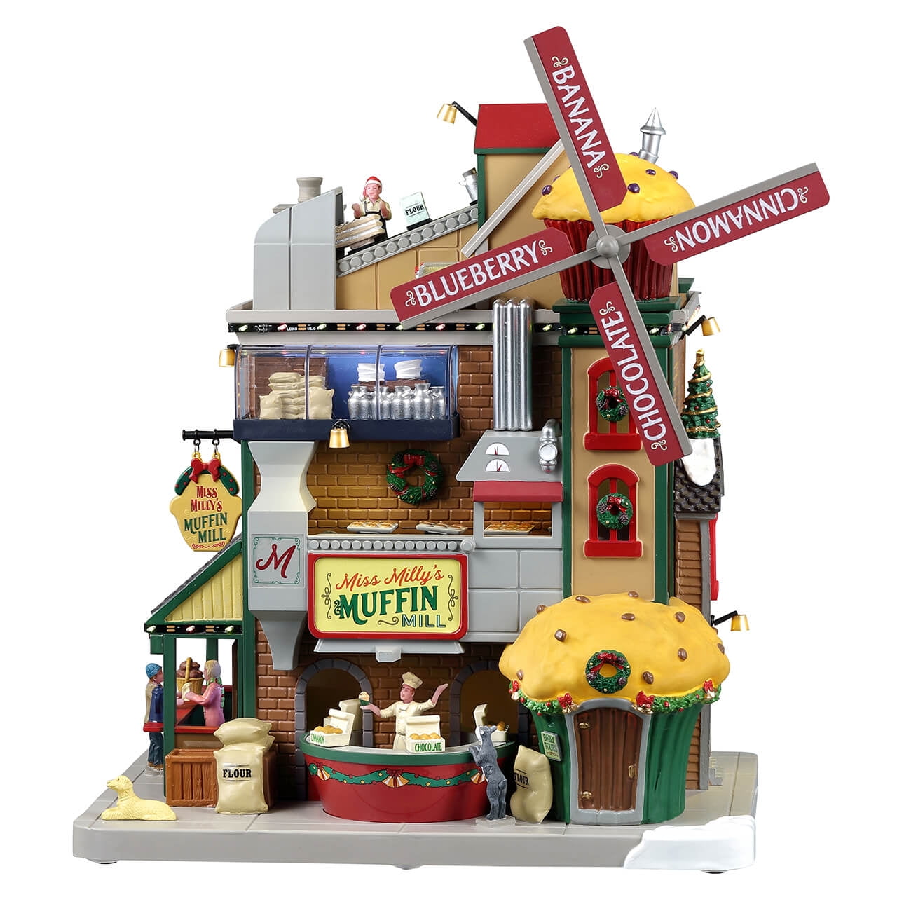 Lemax Village Collection Miss Milly's Muffin Mill, with 4.5V Adaptor #35020