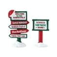 thumbnail image 1 of Michaels Christmas Decor - Miniature North Pole Resin Signs 2pc Set, 1 of 1
