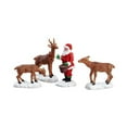 thumbnail image 1 of Lemax Village Collection Santa Feeds Reindeer Set of 4 # 52146, 1 of 2
