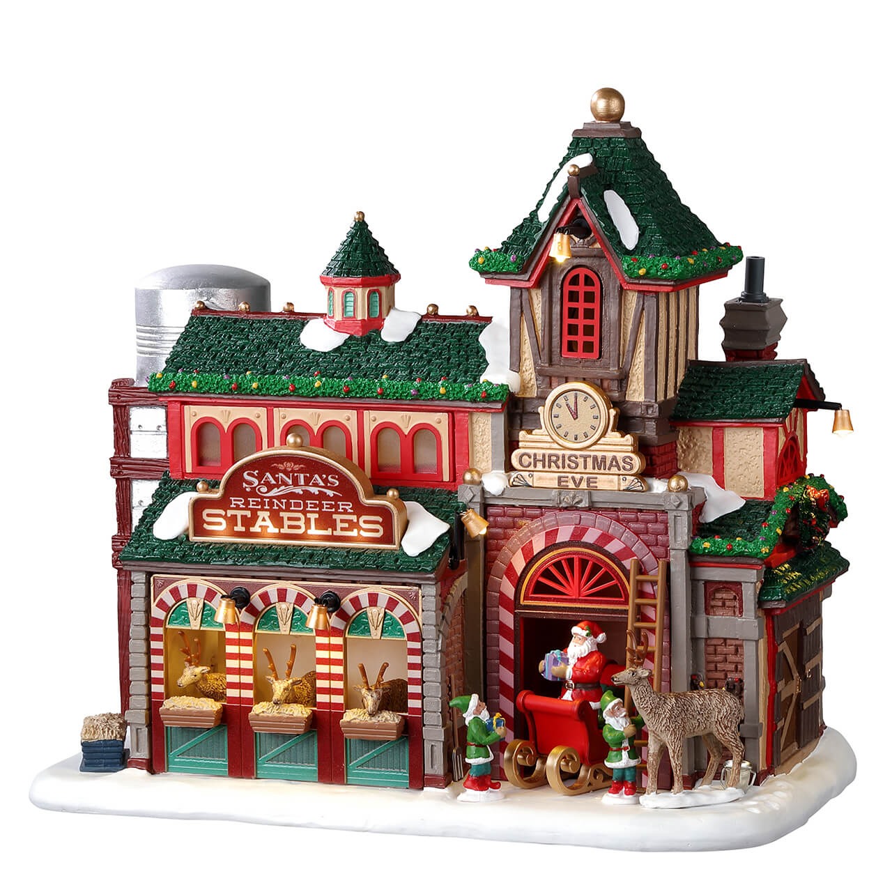 Lemax Village Library Lighted Building - Caddington Village Collection - LED Lit, Porcelain, 2022