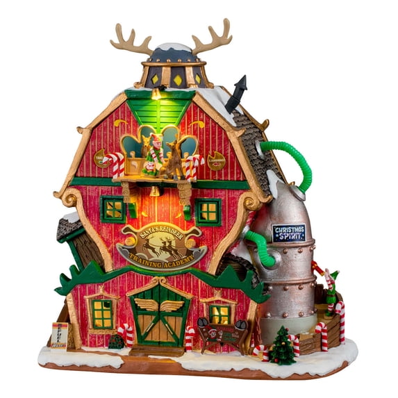 Lemax Village Collection Santa's Reindeer Training Academy, Battery Operated (4.5V) #15793