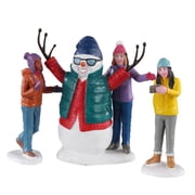 Lemax Village Collection Snowman Selfie, Set of 3#02940