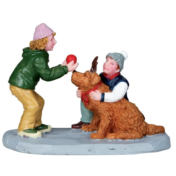 Lemax Village Rover as Rudolph Figurine #02831