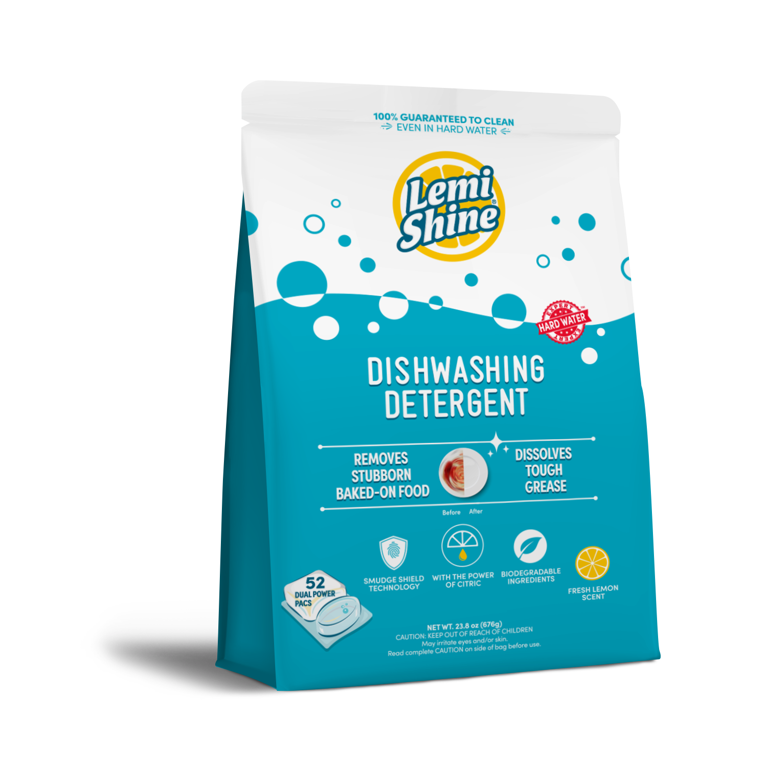 Grab Green Natural Automatic Dishwashing Detergent Pods Fragrance Free