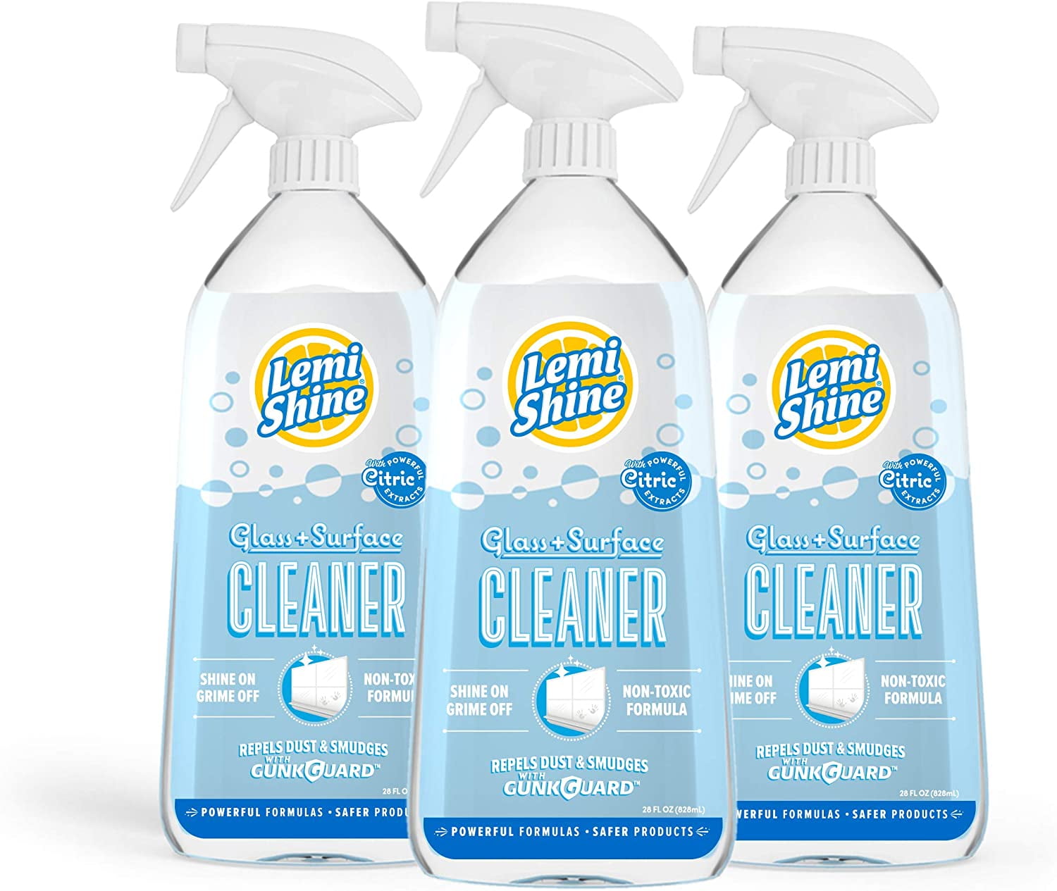 Lemi Shine Glass & Surface Cleaner, MultiSurface Glass Cleaning Spray